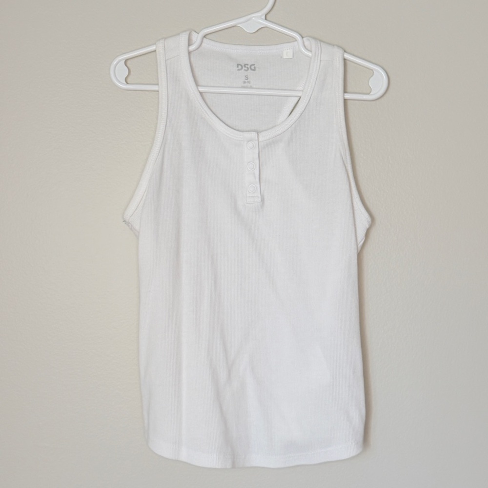 DSG Girl’s White Tank Top
